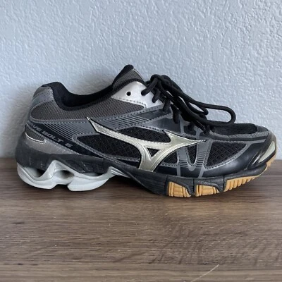 Mizuno Womens Wave Bolt 6 430224 9073 Black Running Shoes Sneakers Size 6.5 - Image 1 of 4