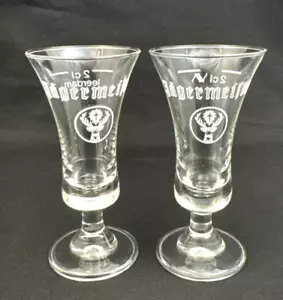 Jagermeister Shot Glass Set di 2, Trasparente Inciso da Collezione - Foto 1 di 6