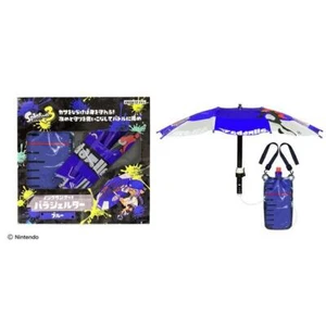 PSL Splatoon 3 Parashelter Water Gun with Ink Tank Blue Sun Art Toy NEW JAPAN - Picture 1 of 7