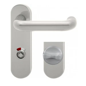 U-Form WC Nylon Kunststoff GrauTürgriff Türklinke L-130685 - Bild 1 von 4