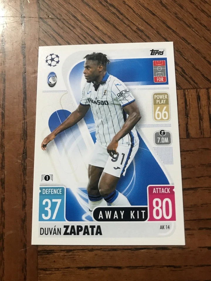 2021-22 Topps Match Attax UCL Extra - Away Kit Duvan Zapata #AK 14 - Image 1 of 2