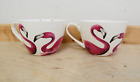 Portobello By Inspire Flamingo Large Fine Bone China Mugs x 2 (Hol)