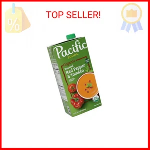 Pacific Foods Organic Roasted Red Pepper and Tomato Soup, 32 fl oz Carton - Picture 1 of 1