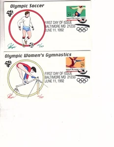 us stamps  2611 -15 Winter and summer  Olympics Pugh FDC Sets (mb23 - Picture 1 of 6