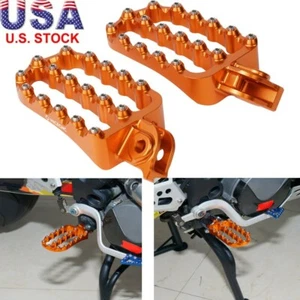 For KTM 390 Adventure 2020-2022 15° Motocross Foot Pegs Footrest Pedal MX Style - Picture 1 of 12