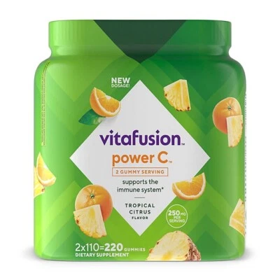 Vitafusion Power C Vitaminas Gomosas con Vitamina C 220 Ct EXP 11/25 Foto 1 de 4