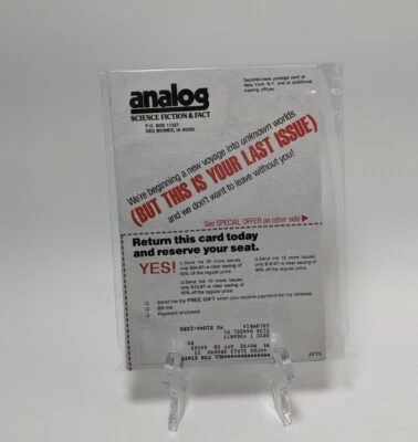 Analog Science Fiction and Fact Magazine May 1992 Sci-Fi Digest - Image 1 of 2