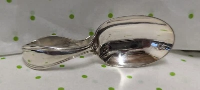 Cuchara Tiffany & Co plata esterlina mango curvo bebé niño pequeño Foto 1 de 4