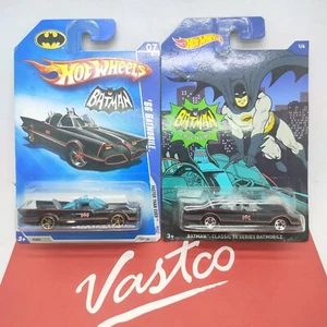 Lot of 2 Hot Wheels FTE Walmart Exclusive Batman Classic TV Series '66 Batmobile - Picture 1 of 14