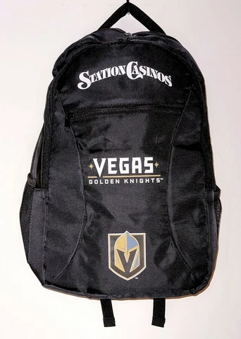 STATIONS CASINOS  VEGAS GOLDEN KNIGHTS LAS VEGAS BACKPACK NEW Cover