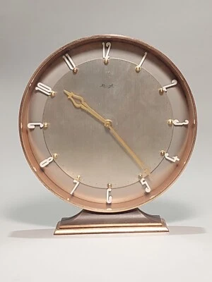 Kienzle Quarz Tischuhr Messing Vintage Mid-Century Design  - Bild 1 von 4