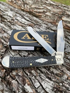 CASE XX *c SFO 2022 GRAY ALLIGATOR SKIN TRAPPER KNIFE KNIVES - Picture 1 of 7
