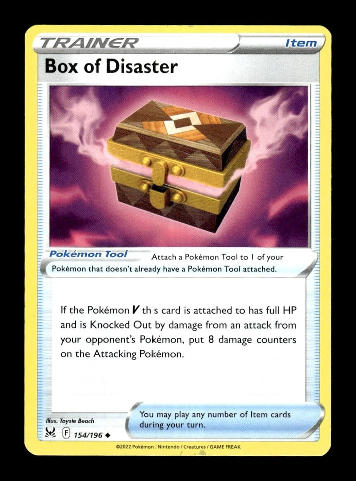 Pokemon Lost Origins BOX OF DISASTER 154/196 - Image 1 of 1