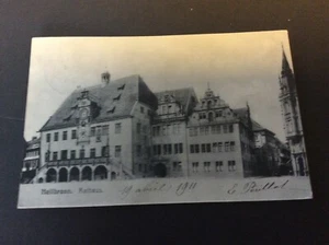 HEILBRONN RATHAUS, DEUTSCHLAND POSTKARTE gestempelt 1911 - Bild 1 von 2