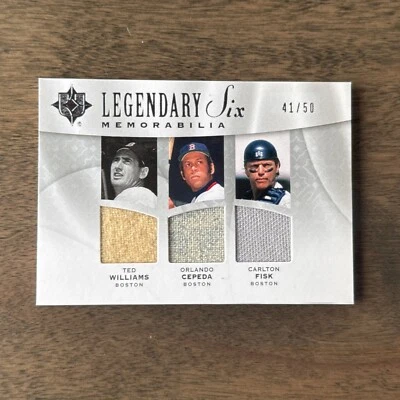 2009 Ultimate Collection Baseball - Ted Williams (MEM) Red Sox Yankees 41/50 JSY - Image 1 of 4