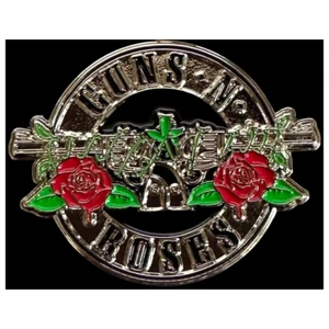 Guns N' Roses Anstecker · Silver Circle Logo - Foto 1 di 1