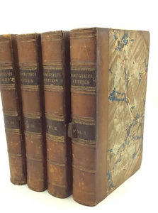 PANEGYRICI VETERES - Pliny the Younger, et al. - 1828 -LEATHERBOUND SET - Picture 1 of 8