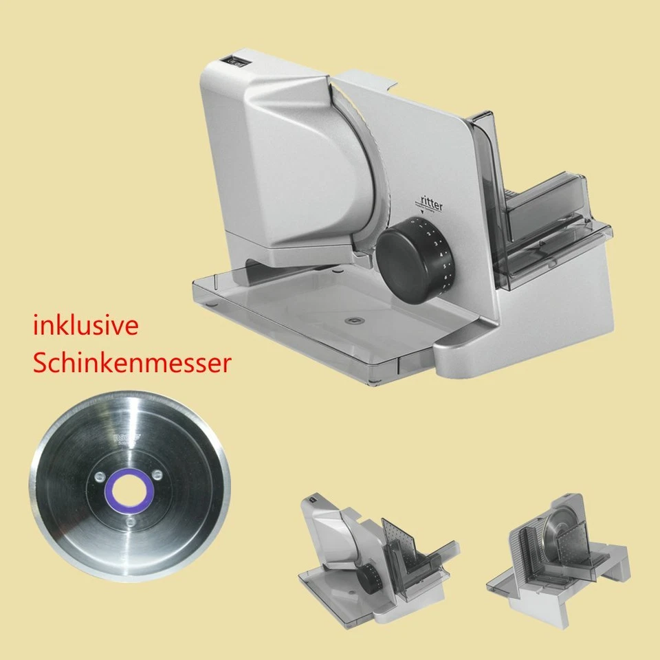 Ritter E 16 Duo Plus Allesschneider 65w silber