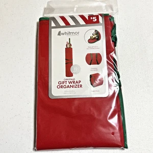 Organizador de envoltura de regalo de Navidad Whitmor, 8,74"x40,25", tiene capacidad para rollos de 12 lg nuevo en paquete - Imagen 1 de 3