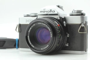 Meter Works 【 Near MINT w/ Strap 】 Minolta XD Silver + MD 50mm f/1.7 From JAPAN - Picture 1 of 17