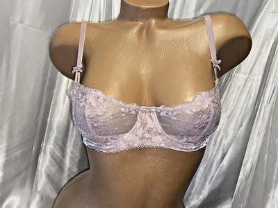 Sujetador Victorias Secret Dream Angels push-up sin relleno terciopelo aplastado 32C Foto 1 de 3