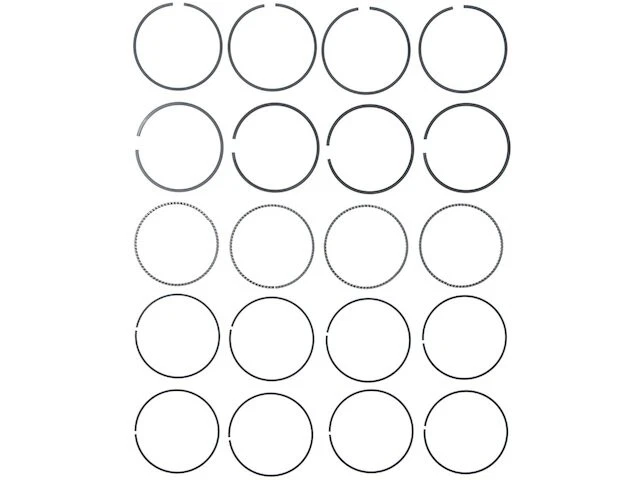 Juego de anillos de pistón Mahle 37RTMS71 para Oldsmobile Alero 2002 2003 2004 Foto 1 de 1