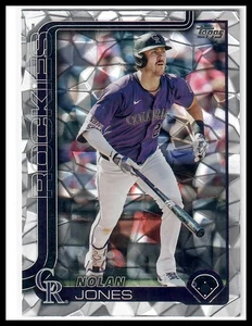 2025 Topps #403 Nolan Jones Diamante Foil Colorado Rockies - Bild 1 von 2