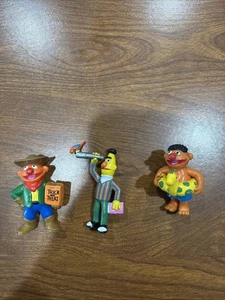 Vintage Muppets Sesame Street Bert And Ernie Figure Toy Lot - Picture 1 of 11