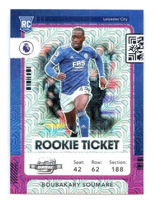 Boubakary Soumare 2021-22 Chronicles #296 Optic Rookie Ticket Purple Mojo RC - Image 1 of 2