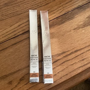 Lancome Set Of 2 Brow Define Brush Precision Pencils 04 Light Brown - NIB - Picture 1 of 2