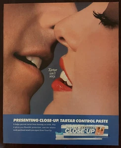 Pubblicità Stampa Vintage Baci Dentifricio Primo Piano 1988 - Foto 1 di 1