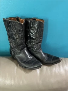 Vintage 1960’s Acme Cowboy Western Starburst  Inlay Boots Men's Size 10 D - Picture 1 of 9