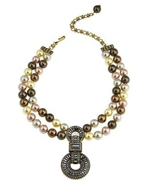 Collar Gota Heidi D. Con Cuentas de Cristal ~ El Brillo es una Cosa Espléndida Foto 1 de 4