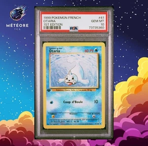 Carte Pokémon Otaria 41/102 PSA 10 Édition 1 Wizards Set de base Français - Imagen 1 de 2