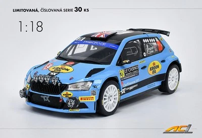 Skoda Fabia Rally2 Evo No.28 Rally Automobiles Monte Carlo 2023 Ingram ACL 1:18 - Image 1 of 4