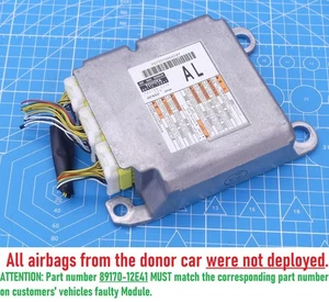 2018 2019 Toyota Corolla Airbag Module E210 Series GENUINE 89170-12E41 - Picture 1 of 4