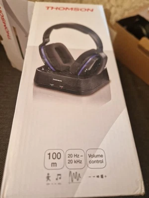 Thomson WHP3311BK Funk Over-Ear Kopfhörer - Schwarz (00131959) - Bild 1 von 4