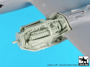 Motor de avión Lightning Black Dog 1/48 P-38F / P-38G (1 pieza) (para Tamiya) A48114 - Imagen 1 de 1