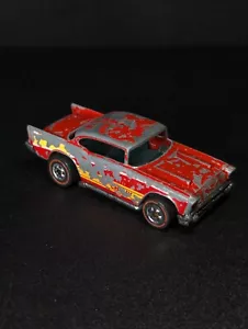 Vintage Hot Wheels '57 Chevy Bel Air rot 1976 Redline - Bild 1 von 4