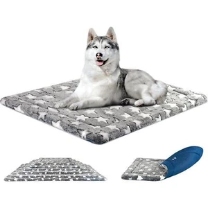 KROSER Tappetino Gabbia per Cani Reversibile 91x61cm - Letto in Schiuma Fresco e Caldo, Lavabile - Foto 1 di 6