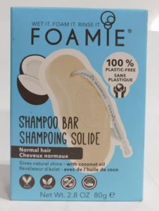 Foamie Coconut Shampoo Bar for Normal Hair 2.8 oz - Picture 1 of 3