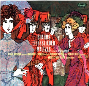 LP BRAHMS LIEBESLIEDER WALTZES MORISON THOMAS LEWIS BELL VRONSKY & BABIN - Foto 1 di 1
