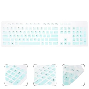 Protective Cover Keyboard Skin Protector English Pc Keyborad Computer - Afbeelding 1 van 12