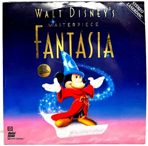 Fantasia 1991 Laserdisc Walt Disney Mickey Mouse Sorcerer's Apprentice - Picture 1 of 6