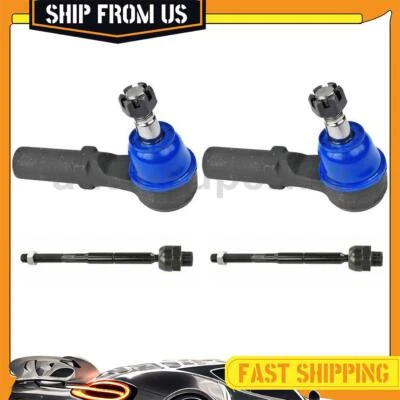 4x Extremo de barra de dirección interior delantero exterior para Dodge Durango 3,7 L 2004-2009 Foto 1 de 4