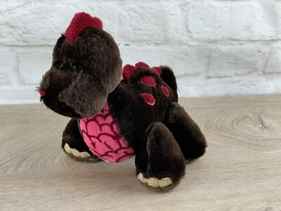 Ganz  Webkinz  HM338 COCOA DINOSAUR 8" Plush Sutffed Toy - No Code - Image 1 of 4