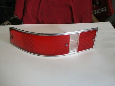 NOS 69-73 Porsche 911 DRIVERS Bosch Luz Trasera Lente Borde Plateado 911-631-90504 NUEVO Foto 1 de 4