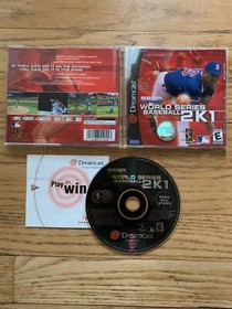 World Series Baseball 2K1 - Sega Dreamcast - COMPLETE