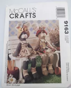 McCall's Crafts modello 9163 coniglietti 1998 Pasqua primavera non tagliato 18 pollici - Foto 1 di 4