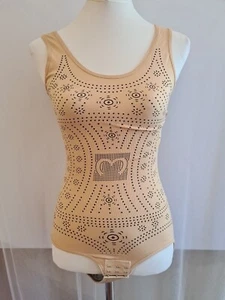 Ladies Shaping Bodysuit Size XL UK 16 New Beige - Picture 1 of 5